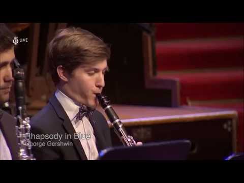 Gershwin Rhapsody in Blue - Opening clarinet solo - 2014 European Union Youth Orchestra, Amsterdam