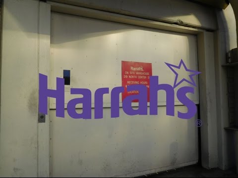 A Look At A Vintage Freight Elevator Outside Harrah's-Reno, NV