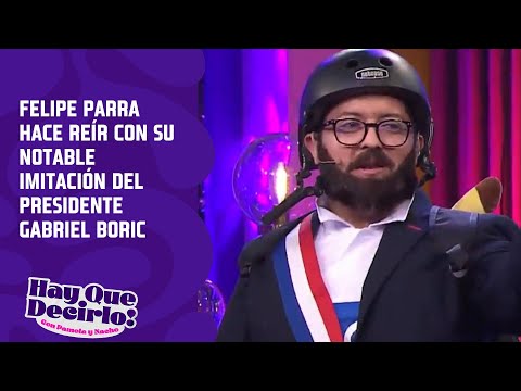 Felipe Parra makes people laugh with his remarkable imitation of President Boric | Prime Minister
