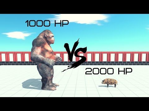 1000 HP Goro The Giant Vs 2000 HP Every Unit ARBS | Animal Revolt Battle Simulator