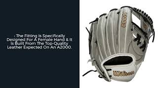 Video thumbnail: Review: Wilson A2000 H75 11.75" Fastpitch Softball Glove (WBW1004371175)