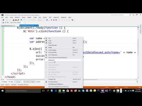08: How to pass JSON data to server side using jQuery AJAX ?