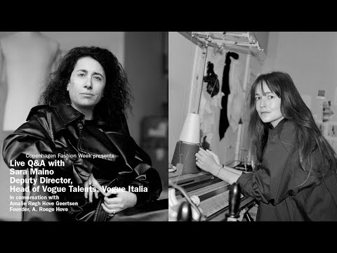 Live Q&A A. Roege Hove and Sara Maino, Vogue Italia