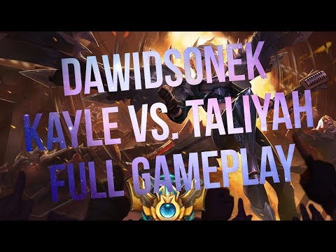 Learn from the best! - Dawidsonek as Kayle MID vs Taliyah [Full Gameplay/Replay]