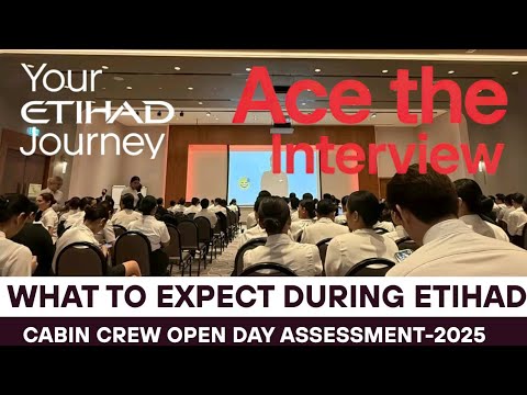 Etihad Airways Cabin Crew Open Day Full Guide