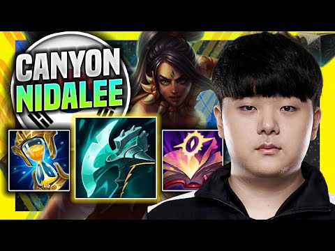 CANYON IS A MONSTER WITH NIDALEE! - DK Canyon Plays Nidalee Jungle vs Rumble! | Season 11