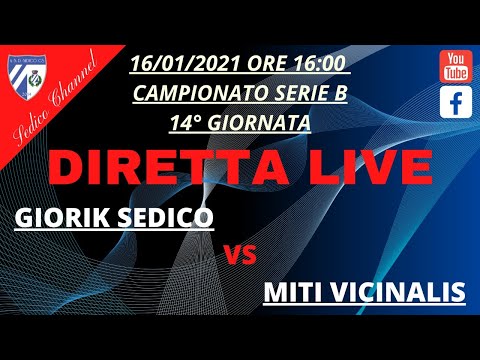 GIORIK SEDICO Vs MITI VICINALIS - 14 ° Giornata Campionato Nazionale Serie B