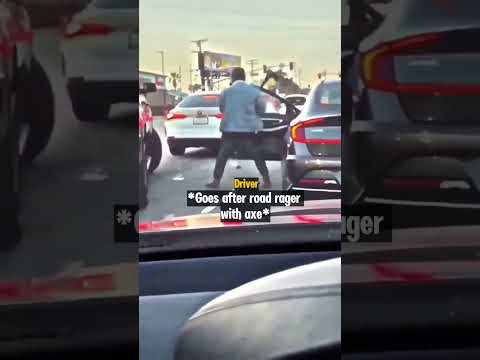 Road Rager Throws Rock at Driver's Car