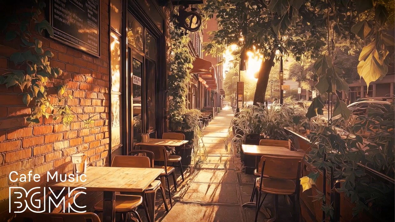 Morning Coffee Music ☕ Sunlit Terrace Cafe Jazz - Smooth Bossa Nova & Slow Jazz for a Fresh Start