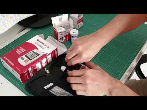 Video guide on how to use Sinocare GA 3 blood glucose monitor