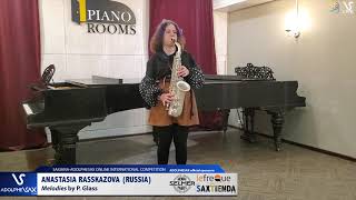 Anastasia RASSKAZOVA plays Melodies by P. Glass #adolphesax