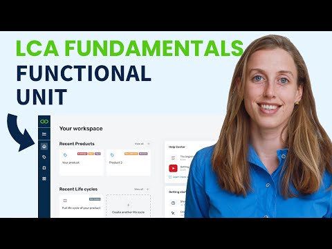 LCA Fundamentals: Functional Unit