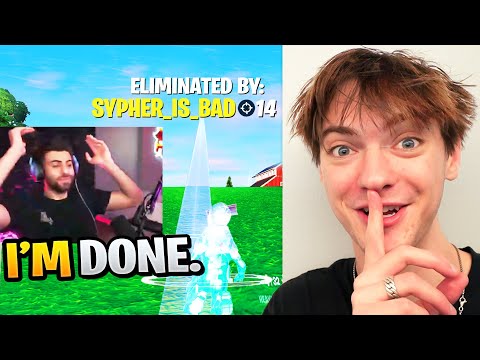 I Stream Sniped SypherPK Until He RAGEQUIT!