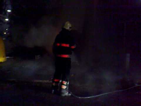 Containerbrand Poelekes Halsteren