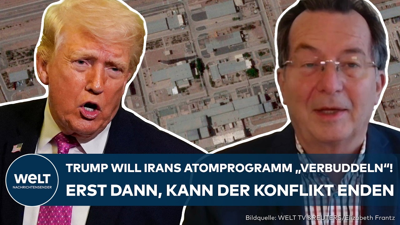 IRAN: Mullah-Atomprogramm soll "verbuddelt" werden! Experte verrät! Trump lässt nicht vom Endziel ab