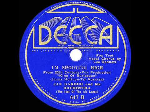 1936 HITS ARCHIVE: I’m Shooting High - Jan Garber (Lee Bennett, vocal)