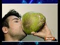SBAS challenges TV actors to a NO Straw Coconut Water challenge