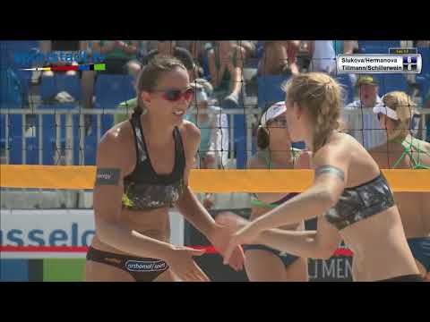 11 06 2017 RP Beach Challenge SlukovaHermanova vs  TillmannSchillerwein