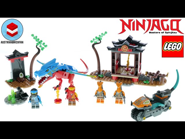 Vídeo relacionado con LEGO 71759 Ninjago Templo del Dragón Ninja, Moto de Juguete, Mini Figuras NYA y Kai Crystallized, Juego de Acción, Regalo para Niños de 4 Años o Más