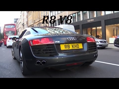 Audi R8 V8 Revs And Acceleration in London