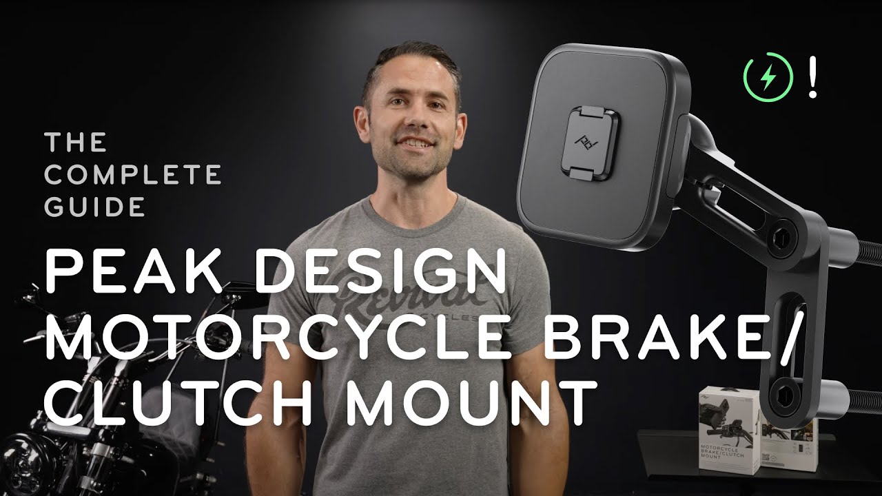 Peak Design Mobile Motorcycle Brake / Clutch Mount  Video