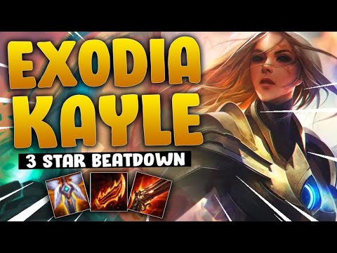 FULL BUILD KAYLE BOARD WIPE! | Chrono/Blademaster | TFT | League of Legends