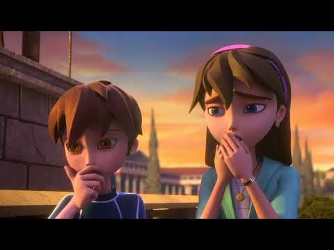 Superbook Boy | What happens to Q-bit? Paul and the unknown God Part 2