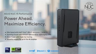 Asus NUC 15 Performance | ASUS NUC