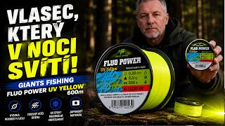 Giants fishing Vlasec Fluo Power UV-Žltý 600m