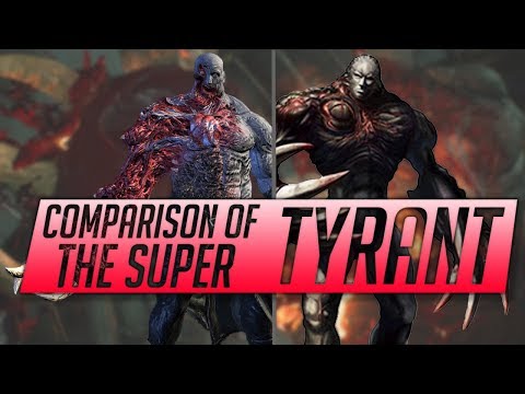 Mr X Resident Evil 2 Remake Super Tyrant Comparison - (RE2 Remake Mr X Analysis)