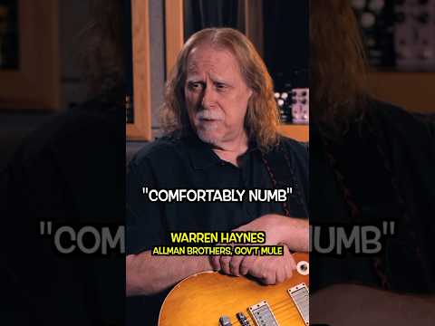 Warren Haynes on “Comfortably Numb” #guitar #pinkfloyd #davidgilmour #shorts ￼