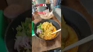 🇹🇭タイ北部名物カレーそば(カオソイ)の美味しい店がバンコク内で発見 日本人が好きな味 だッ👍️