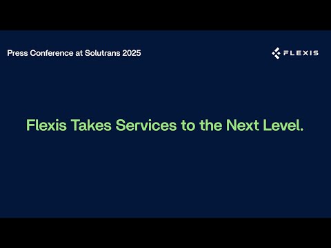 Flexis Takes Services to the Next Level at Solutrans 2025 - Press conference video