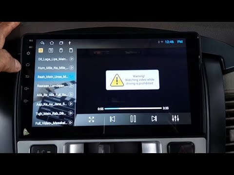 how to enable video while driving| android car stereo video settings