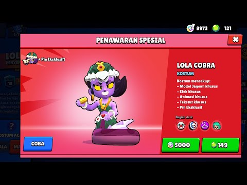 Beli Skin Lola Cobra! || Brawl Stars Indonesia