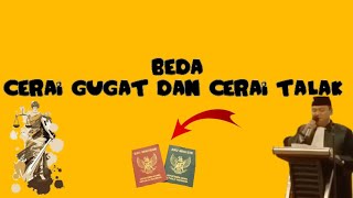 Download lagu PERBEDAAN CERAI GUGAT DAN CERAI TALAK? mp3 Download lagu PERBEDAAN CERAI GUGAT DAN CERAI TALAK? mp3