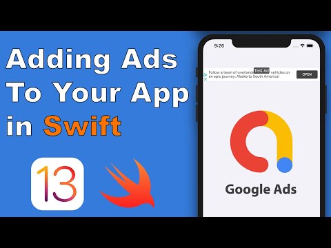 Add Banner Ad to App in Swift 5 (Xcode 11) - Google Admob