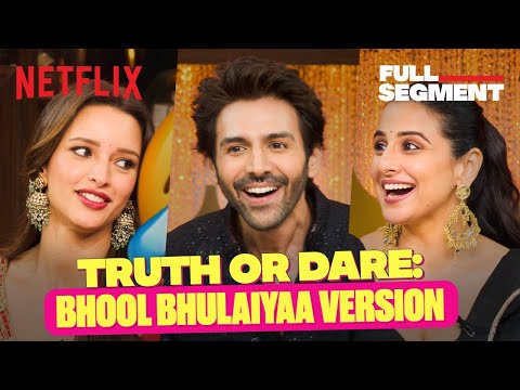 Kartik Aaryan, Triptii Dimri, Vidya Balan’s HILARIOUS Round Of Truth Or Dare🤣 Ft. Sunil Grover