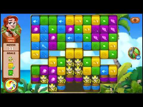 Lost Island Blast Adventure Level 1964 - NO BOOSTERS 🏝️ | SKILLGAMING ✔️