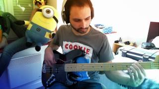 Gavin Harrison - Hatesong/Halo  (bass cover)