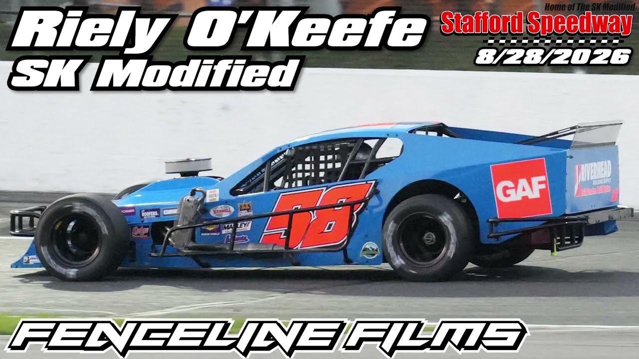 Riely O'Keefe SK Modified at Stafford Speedway