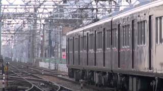 preview picture of video '【阪急電鉄】7000系7002F%特急新開地行＠西宮北口('14/01)'