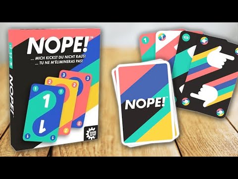NOPE! - Spielregeln TV (Spielanleitung Deutsch) - GAME FACTORY