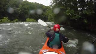 preview picture of video 'Ocoee River Edge of the World - Take Out at Lunch Site in a K2'