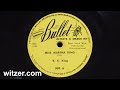 MISS MARTHA KING - B.B. KING (1949) on Bullet 78RPM - BB's first record rare & hard-to-find original