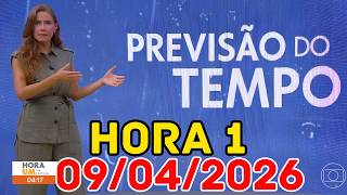 RISCO DE TEMPESTADE: Frente fria atinge o Rio e o Espírito Santo | Previsão do Tempo Hora 1 09/04