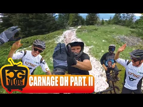 CARNAGE DH Round 2 : EPIC FREERIDE DOWNHILL MTB FULL RUN POV RAW UNCUT SICK EDIT - CG VLOG #324