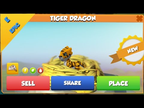 Tiger Dragon Hatching!, Gameplay , Dragon Mania Legends | Part 39 HD (iOS/Android)#39