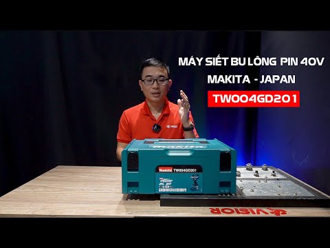 Makita Makita akumuliatorinis smūginis veržliaraktis TW004GD201 40V video