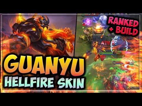 HEROES EVOLVED - GUAN YU BUILD | HELLFIRE SKIN | RANKED GAMEPLAY!!